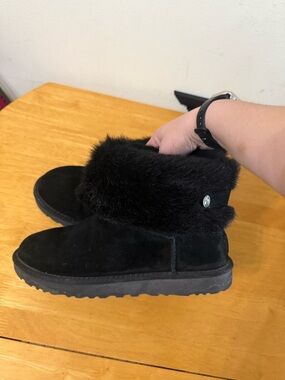 Black Fur UGGS